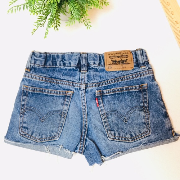 kids levi shorts